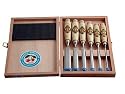 Two Cherries 500-1561 6-Piece Chisel Set in Wood Box