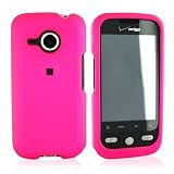 41zQ69PhirL. SL160  For HTC Droid Eris S6200 Rubberized Hard Case Hot Pink