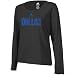 Dallas Mavericks T Shirt : adidas Dallas Mavericks Ladies Black Inner Thoughts Silky Smooth Long Sleeve T Shirt