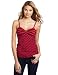 Ella Moss Women's Waldo Camisole, Sangria, Small