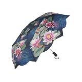 Galleria Water Lily Dream Folding Umbrella