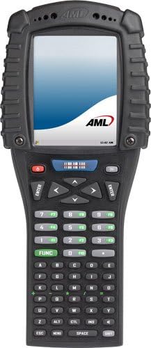 AML M7225-2100-10 M7225 Series Wireless Handheld Bar Code Scanner Computer, 802.11G Summit, Laser, Handle, Windows CE6.0