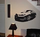 Wall Mural Vinyl Sticker Car Subaru Impreza WRX STI 022
