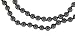 Hematite Necklace 26 Inches Length - 8mm