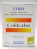 ColdCalm, Cold Relief Quick Dissolving Tablets 60 Tablets by Boiron Homeopathics / 60 Tablets