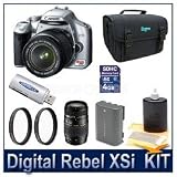 Canon Rebel XSi DSLR Dual Lens (18-55 & 70-300) Ultimate Bundle