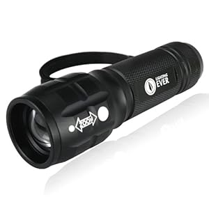 Lighting EVER Torche à LED CREE d'intensité ajustable, Super lumineuse