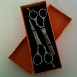 2 PC PIECE ASHLEY HAIRDRESSER'S SCISSOR SET KIT Kitchen & Housewares