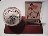 Carl Crawford Boston Red Sox Signed Autographed Baseball & Wood Case Plus Card COA for the Autograph & Proof