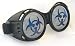 Gothic 'BIO HAZARD' Industrial Goth Goggles/Sunglasses