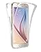 Galaxy S7 Edge Case, Anrui 360 Degree Full Protective Case for Samsung Galaxy S7 Edge (2016) Two Sides Soft TPU Transparent Silicon Cover Sleeve Clear
