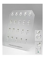 Heart CZ Pendant Necklace In 92.5 Sterling Silver