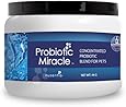 Pet Probiotics (120 servings) - Complete Veterinary Formula for Canine & Feline Gut Health - Probiotic Miracle (R) Powder - Proven Probiotic Strains for Dog Diarrhea, Loose Stool, Yeast, Gas, & Digestive Problems - All Natural, No Animal Ingredients, No Fillers, No Flavors, Non-GMO. Fortify Intestinal Flora with a Trusted Dog Probiotic Brand. Made in the USA at a Certified GMP Facility. 100% Satisfaction Guarantee. No Risk.