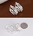 Minkang Fashion Jewelry 925 Solid Silver Classic Earrings