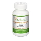 Wasabi Cleanse Extrakt - 1200 mg - 60 Kapseln - Leber - Reinigung - Gesundheit - DetoX - Ablagerungen Fettgewebe - Beugt Karies und Zahnfleischproblemen vor - Antibakterielle Wirkuvon "Vitabay"
