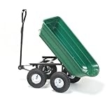 HEAVY DUTY GARDEN CART TIPPER DUMP TRUCK