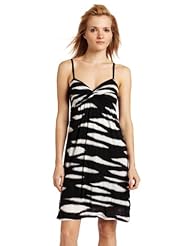 Viscose Stretchy Animal Print Striped Print  Dress