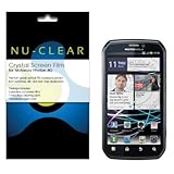 Motorola Photon 4G Screen Protector Premium Crystal Clear (2-Pack) by NU-CL ....