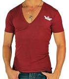 Andrew Christian Lion Deep V-Neck Tee