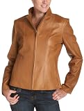 Cole Haan Women's Zip Front Smooth Lamb Jacket