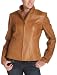 Cole Haan Women's Zip Front Smooth Lamb Jacket