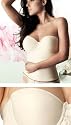 Ava 2130 Ivory Low Back Strapless Bustier by Fantasie