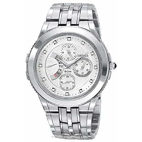 Seiko Watches- Seko Le Grand Sport Retro Day Indicator with Diamond Hour Markers and Cabochon Crown...