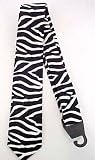 Black / White Zebra Striped Neck Tie Necktie