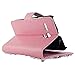 Rosepark(TM) Moto G leather case, 3D Handmade Bling Crystal Crown Rhinestone Flower Pearl Diamond Design Sparkle Glitter Leather Wallet Type Magnet Flip Case Cover for Moto G(Pink), With Screen Protector, Stylus Pen and Cleaning Cloth