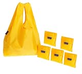 BAGGU Reusable Shopping Tote - 6-Pack,Saffron,one size