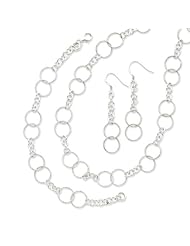 Genuine .925 Sterling Silver Necklace, Bracelet and Earring Set. 100% Satisfaction Guaranteed.