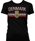 Denmark Royal Crest International Soccer Juniors T-Shirt, Danish Pride Juniors T-shirt
