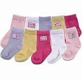 Luvable Friends Baby Socks Gift Set, Pink, 0-9 Months