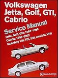 1993-2002 VW Jetta, Golf, GTI, Cabrio Bentley Repair Shop Manual