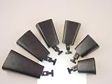 NEW SET of 6 METAL COWBELL S -4-5-6-7-8-9 AUX DRUM KIT