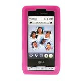 LG Dare Silicone Skin Case (Hot Pink)