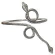 Arm Cuff Bracelet Sterling Silver Armlet 3 inches (armlt008a)