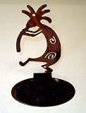 Dancing Kokopelli Soap Dish Metal