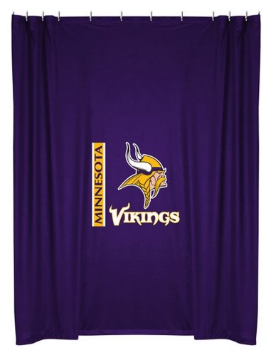 Sale Minnesota Vikings Shower Curtain 72x72 Nfl Buy Salejujube2