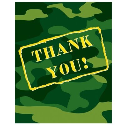 Camo Gear Thank-You Notes