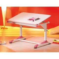 Link 50900400 Sch�ler-Schreibtisch "Emily" wei�/Pink