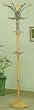 Natural Finish Hardwood Coat & Hat Rack By Acme Furniture
