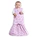 HALO Sleepsack Micro Fleece Swaddle, Pink Floral Burst, Small