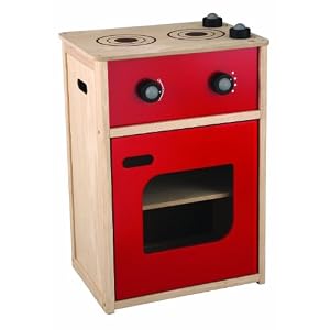 PlanToys Kitchen Set (Red) by 