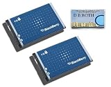 BlackBerry CS-2 Original Li-Ion Battery for BlackBerry 7100, 8700, 8703, Curve 8530, 8520, 8330, 8320, 8310, 8300, Gemini 8520 + DBRoth micro Fiber Cloth