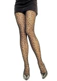 Lycra Sheer Pantyhose with Leopard Spot Print
