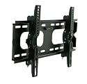 Designer Habitat PREMIUM LCD, LED & Plasma TV Wall Tilt Bracket Black Fits All Models - Samsung LG Sony Philips Toshiba - (23 - 37"), Super-Strength Load Capacity 75Kg, 15 Degree Up/Down Tilt Mechanism, Free Spirit Level