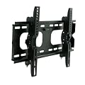 Designer Habitat PREMIUM LCD, LED & Plasma TV Wall Tilt Bracket Black Fits All Models - Samsung LG Sony Philips Toshiba - (23 - 37"), Super-Strength Load Capacity 75Kg, 15 Degree Up/Down Tilt Mechanism, Free Spirit Level