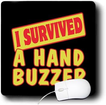 Dooni Designs Survive Sayings - I Survived A Hand Buzzer Survial Pride And Humor Design - MousePad (mp_117614_1)