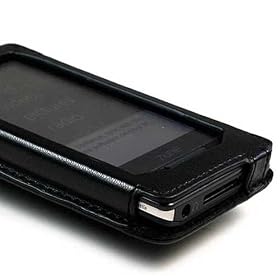 Microsoft Zune HD Stylish Faux Leather Case (BLACK)